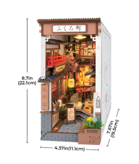 Robotime Rolife DIY Book Nook Sakura Wine Alley TGB11