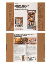 Load image into Gallery viewer, Robotime Rolife DIY Book Nook Sakura Wine Alley TGB11
