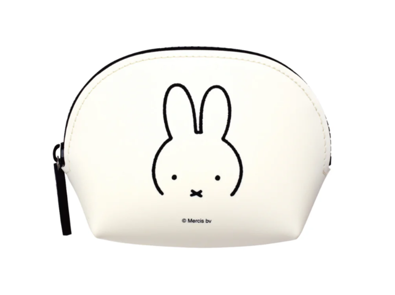 NUU-Oval Pouch Miffy White