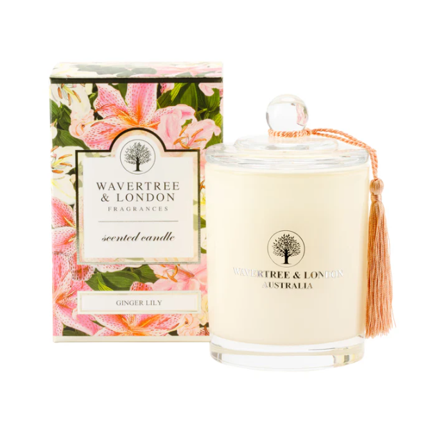 Wavertree & London Candle Gingerlily 60 hours 330g