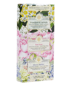 Wavertree & London Trio Soap Gift Set Frangipani Bouquet