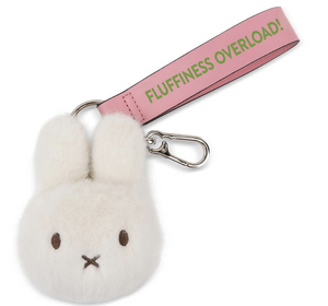 Miffy & Friends Miffy ECO Fuzzy Bag Charm Offwhite 11cm