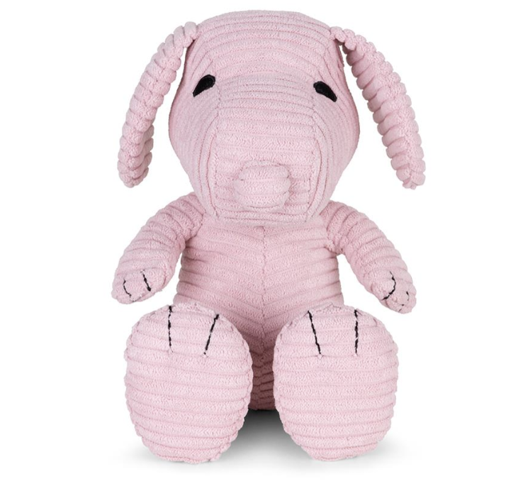 Peanuts Snoopy (ECO) Corduroy Pink 19 cm