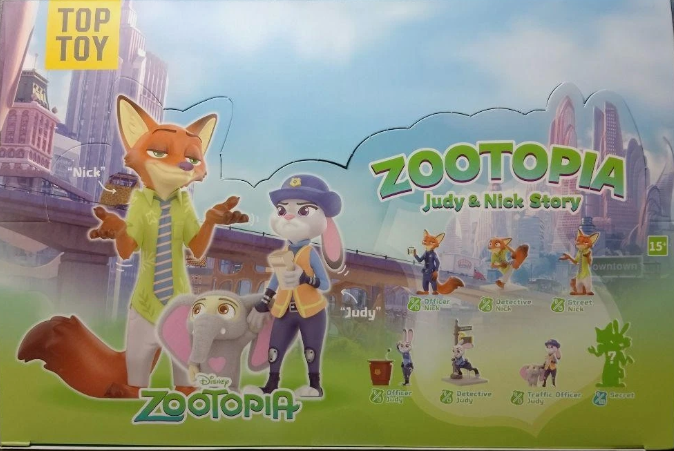 Toptoy Blind box-Disney Zootopia Judy & Nick Story