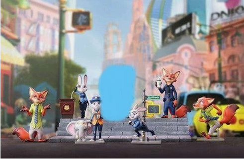 Toptoy Blind box-Disney Zootopia Judy & Nick Story