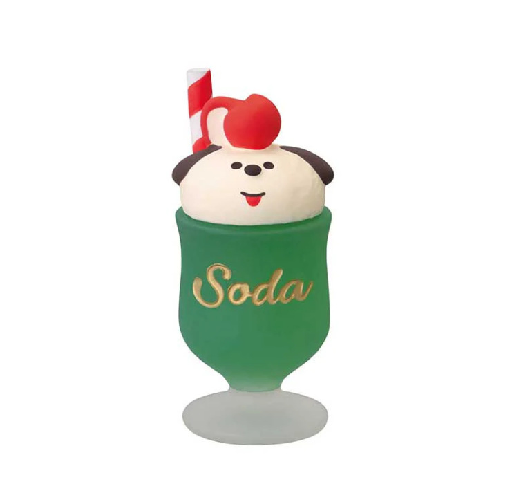 Decole Concombre Figurine - Donut Shop - Dog Cream Soda