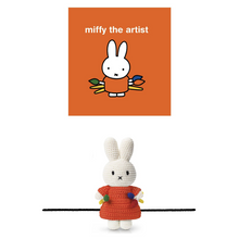 Load image into Gallery viewer, Miffy Handmade and her Artist Outfit 25cm
