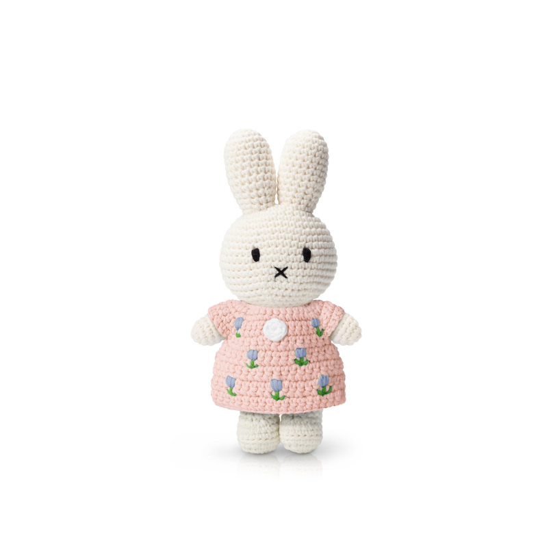 Miffy Handmade and her Pastel Pink Tulipdress 25cm