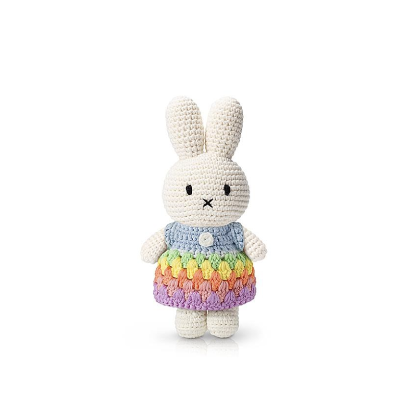 Miffy Handmade and her Pastel Rainbow Dress 25cm