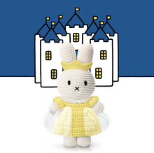 Load image into Gallery viewer, Miffy Handmade and her Pastel Yellow Princess Outfit 25cm
