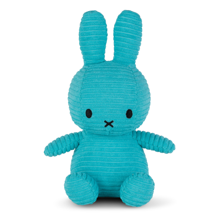 Miffy & Friends Miffy (ECO) Corduroy Teal 23 cm