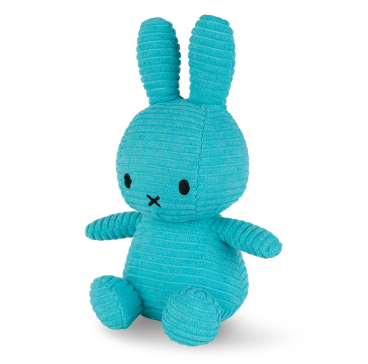 Miffy & Friends Miffy (ECO) Corduroy Teal 23 cm