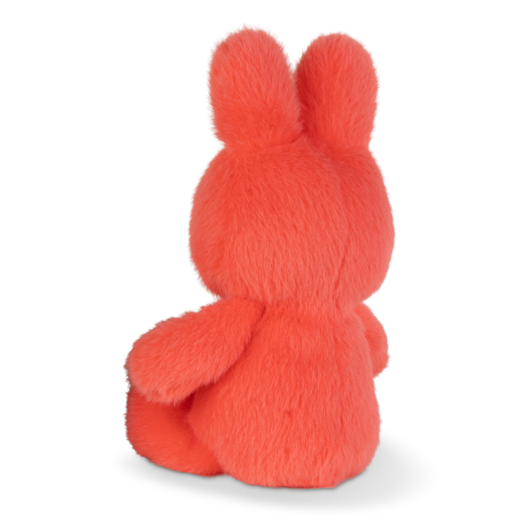 Miffy & Friends Miffy ECO Fuzzy Bright Coral 18 cm