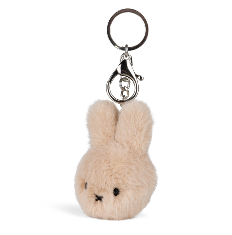 Miffy & Friends Miffy ECO Fuzzy Keychain Beige 8cm-New Version