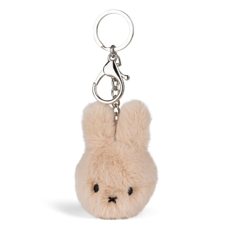 Miffy & Friends Miffy ECO Fuzzy Keychain Beige 8cm-New Version