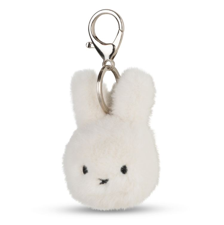 Miffy & Friends Miffy ECO Fuzzy Offwhite Keychain 8 cm