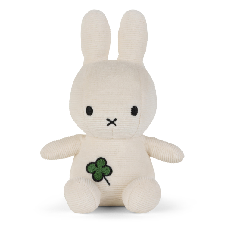 Miffy & Friends Miffy Four Leaf Clover Offwhite 18 cm