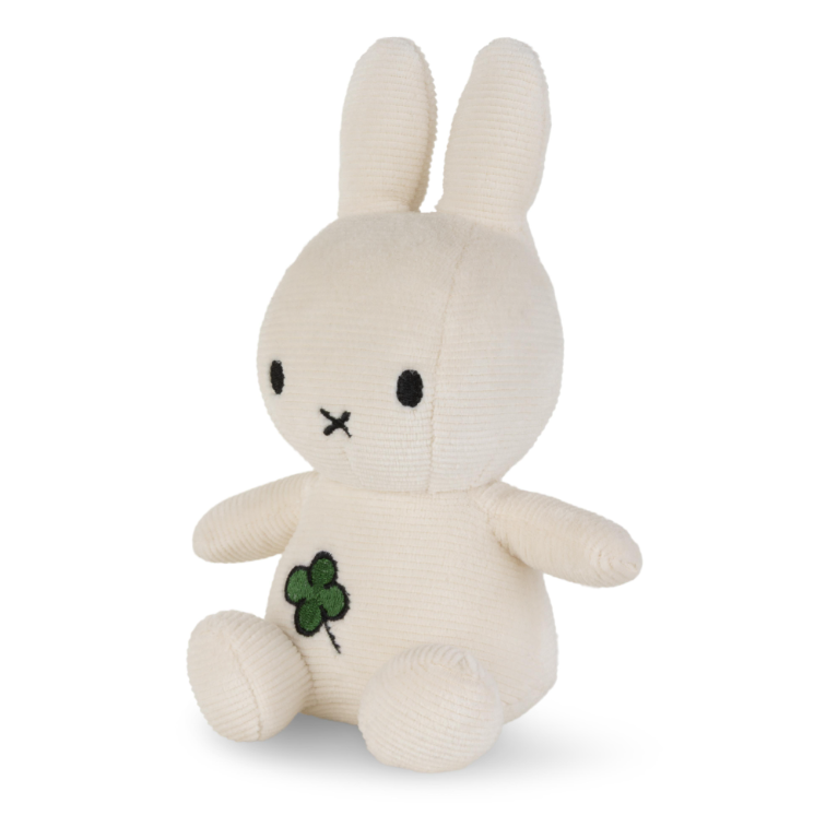 Miffy & Friends Miffy Four Leaf Clover Offwhite 18 cm