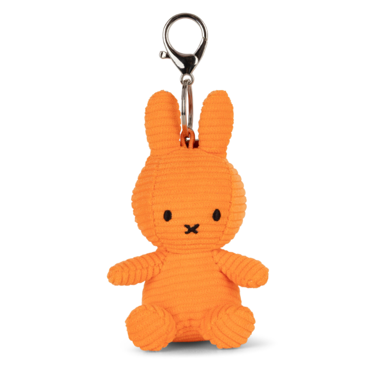 Miffy & Friends Miffy Keychain (ECO) Corduroy Orange 10cm