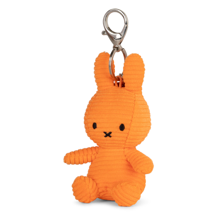 Miffy & Friends Miffy Keychain (ECO) Corduroy Orange 10cm