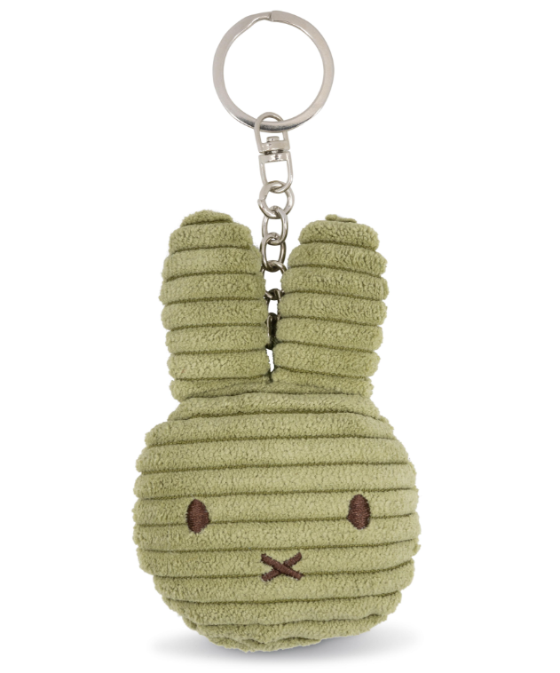 Miffy & Friends  Miffy Flat Keychain ECO Corduroy Olive Green 10 cm New Version