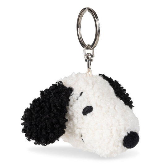 Peanuts Snoopy Keychain (ECO) Tiny Teddy Cream 4.5 cm  - New Version