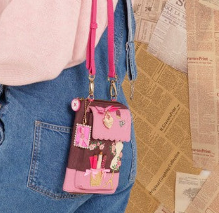 Vendula Pink Ribbon Sewing Box Scrapbook Bree Phone