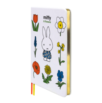 Miffy & Flowers Golden A6 Notebook 15cm