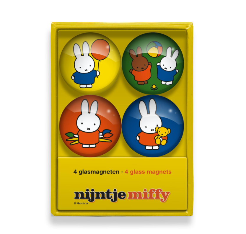 Miffy Window Box Glass Magnets Miffy Colorful