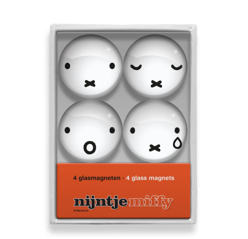 Miffy Window Box Glass Magnets Miffy Face