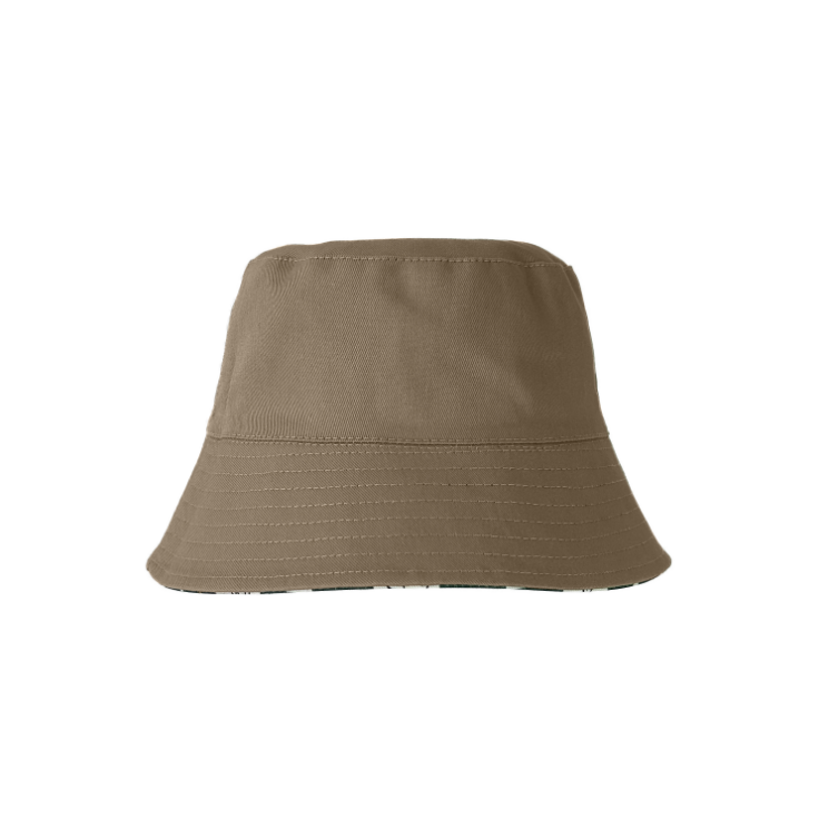 Peanuts Reversible Bucket Hat Green Checkerboard (M) 56cm