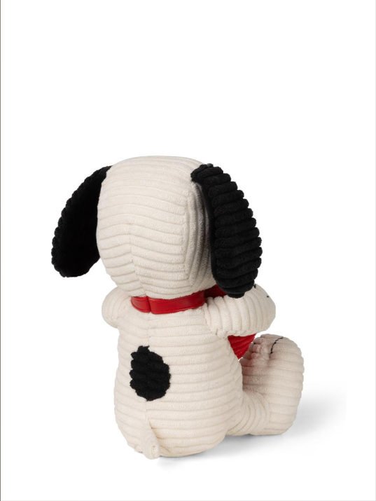 Peanuts Snoopy ECO Corduroy Cream with Heart 19cm