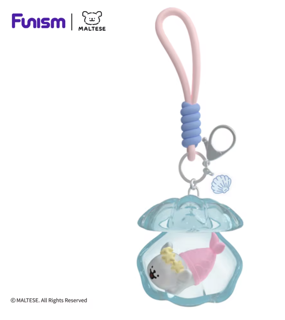 Funism Maltese Keychain Shell - Maltese