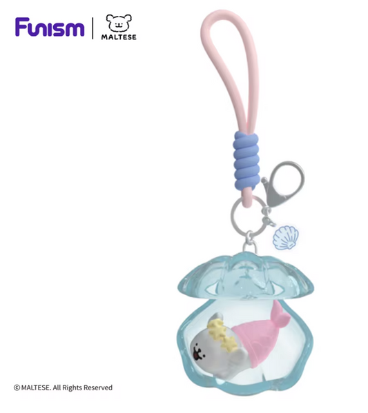 Funism Maltese Keychain Shell - Maltese
