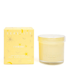 Load image into Gallery viewer, Serenity--Crystal Candle 300g--Energise &amp; Citrine
