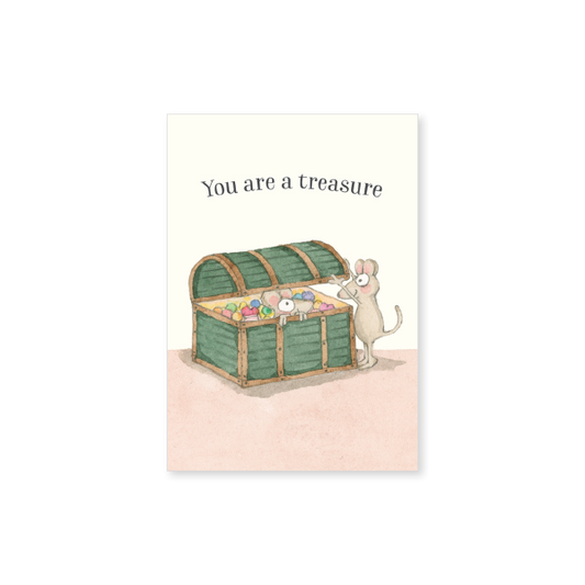 Affirmations - Twigseeds Mini Love Card - You are a treasure - T347