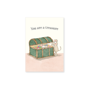 Affirmations - Twigseeds Mini Love Card - You are a treasure - T347