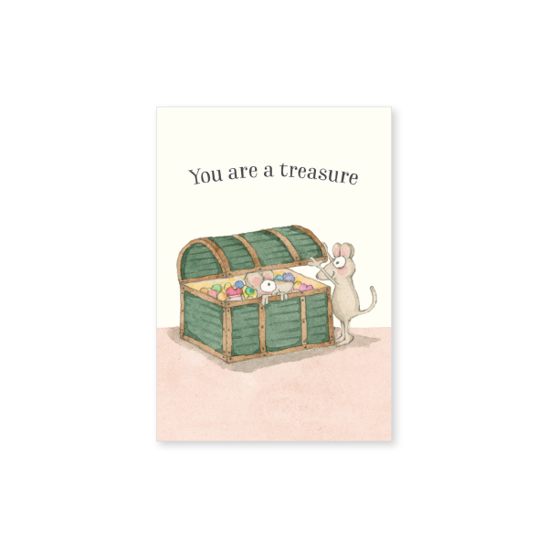 Affirmations - Twigseeds Mini Love Card - You are a treasure - T347