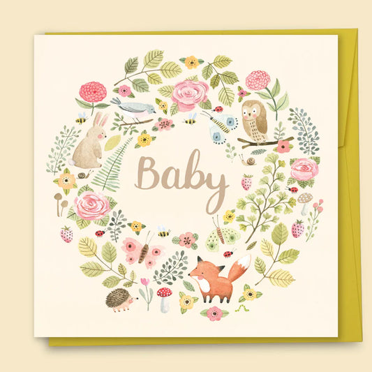 Papernest Baby Forest Creatures Card