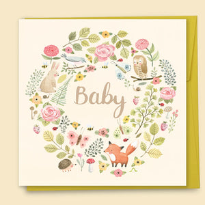 Papernest Baby Forest Creatures Card
