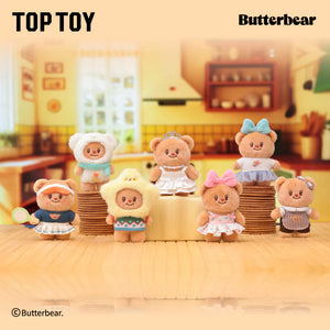 Toptoy Butterbear Versatile Wardrobe Plush Pendant Blind Box
