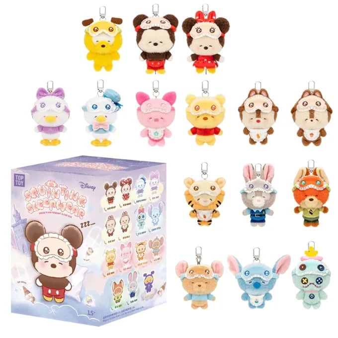 Toptoy Blind Box - Disney Squinting Sleepwear Series Plush Pendant