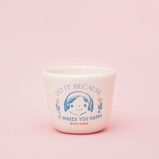 Brut Cake 100 Smiling Mugs Uplift Series Peach 9.5cm
