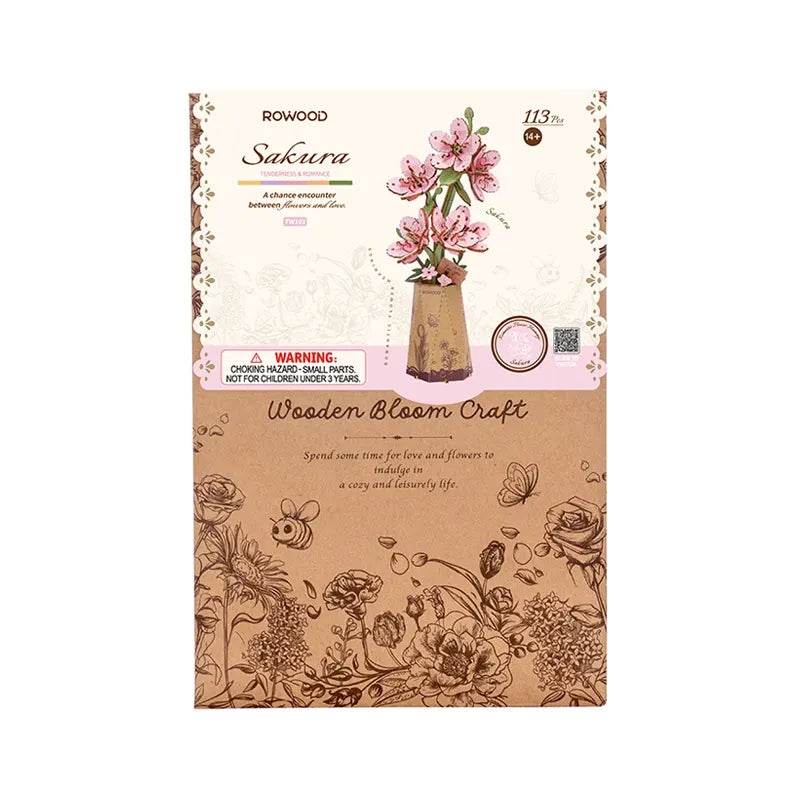 Robotime Rowood Bloom Sakura
