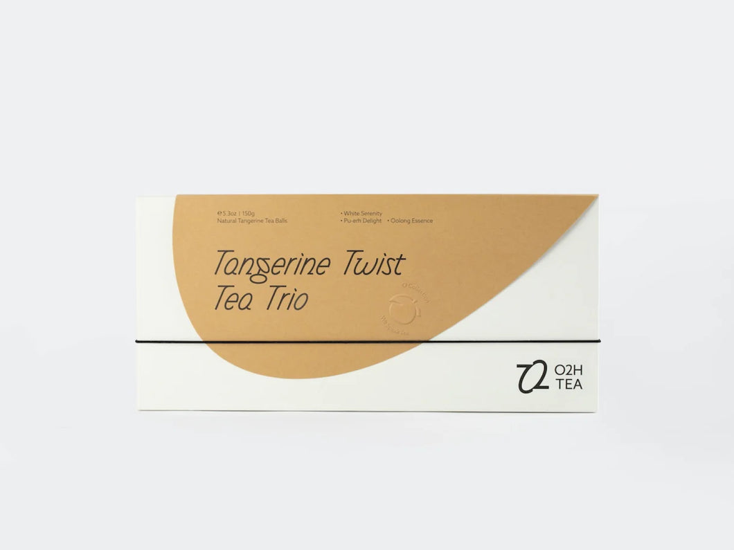 O2H Tea Tangerine Twist Tea Trio