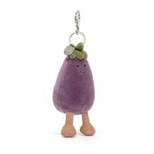 Load image into Gallery viewer, Jellycat Vivacious Aubergine Bag Charm 12cm
