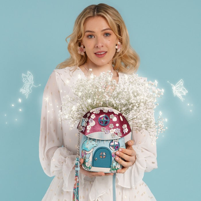 Vendula Fairy Village Snowflake Edition Toadstool House Bag