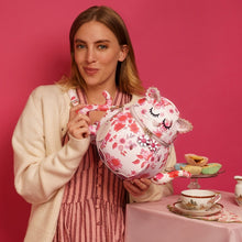 Load image into Gallery viewer, Vendula Perfectly Pink Afternoon Tea Bus Kitty Teapot
