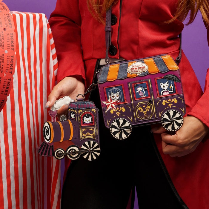 Vendula Skelecat's Travelling Ghost Circus Train Charm Bag