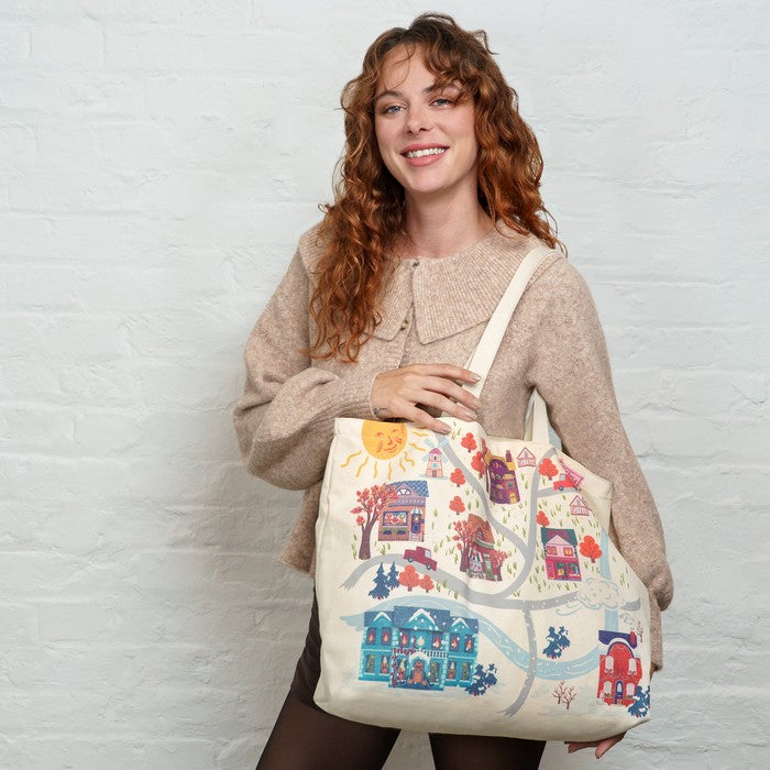 Vendula Village Canvas Tote Bag